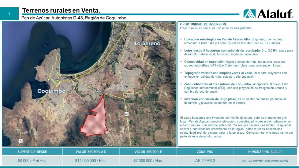 Venta Sitio Coquimbo - Coquimbo